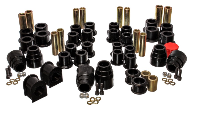 Ford Excursion Suspension Bushing Kit - Energy Suspension - Hyper-Flex System - Black - `00-`04